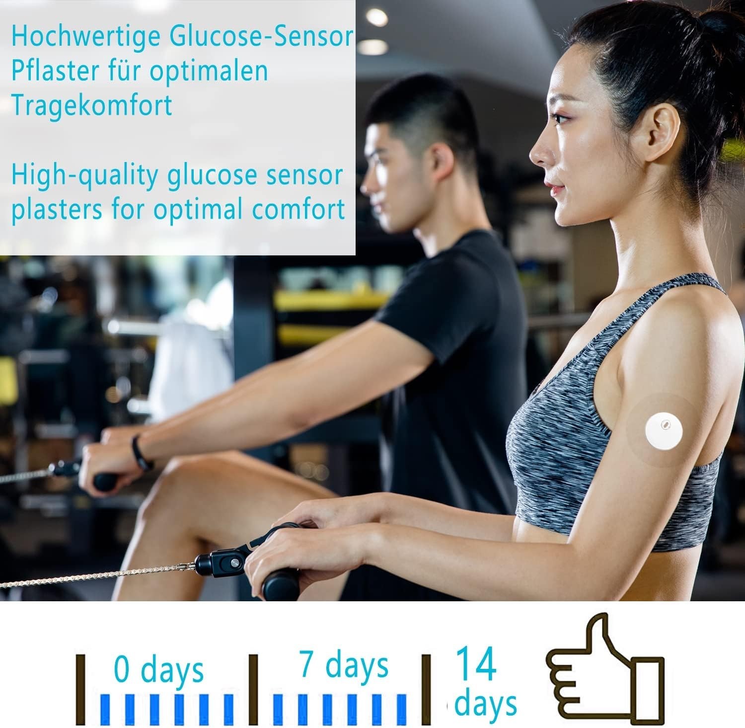 Freestyle Libre 3 Sensor Covers, 20 Pack – Breathable, Transparent & Easy to Use
