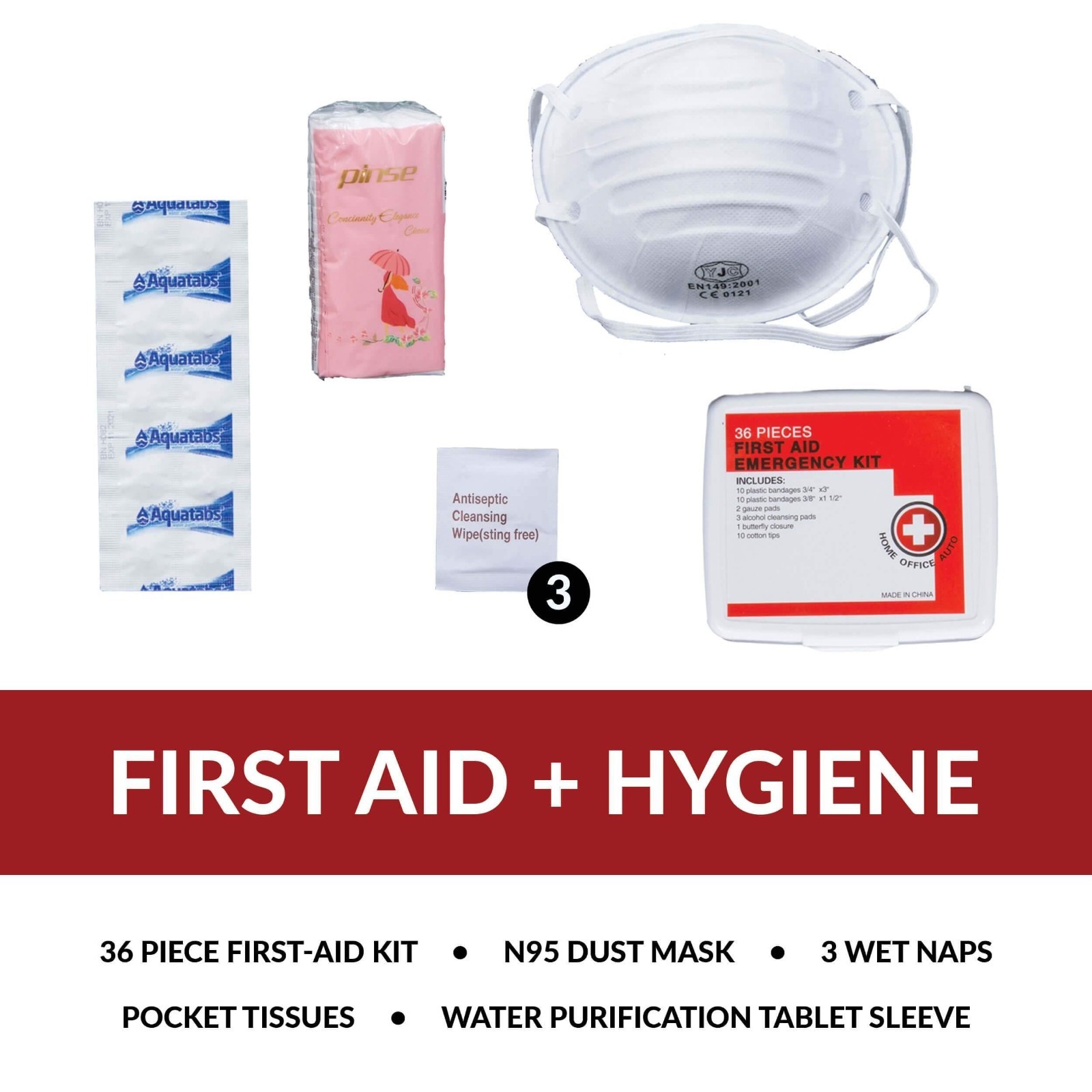 ReadyWise 64 Piece Survival Backpack Bug Out Bag Emergency Kit 5 Day Food
