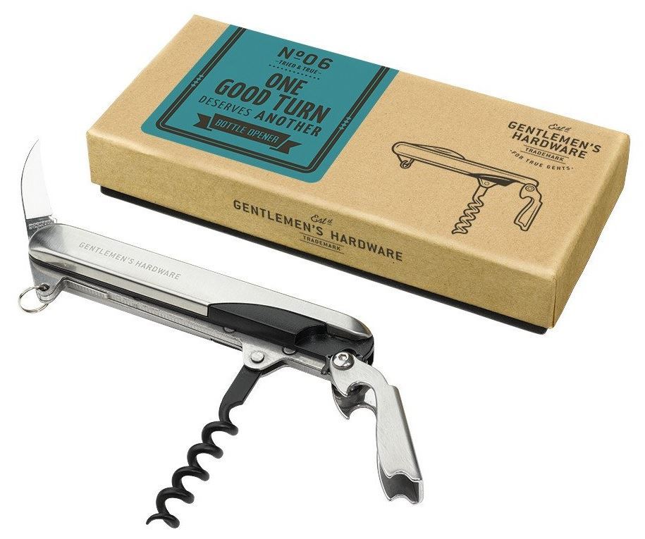 Gentlemen’s Hardware – Waiters Friend Bottle Opener by Wild & Wolf Great Gift