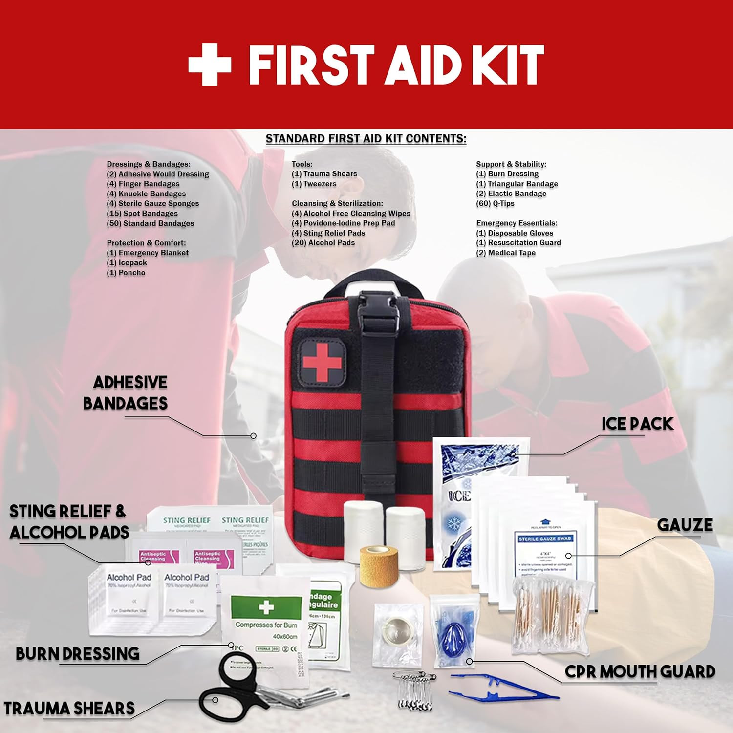 Denver: Premium 72 Hour Survival Backpack with Supplies – 2024 Model Bug Out Bag