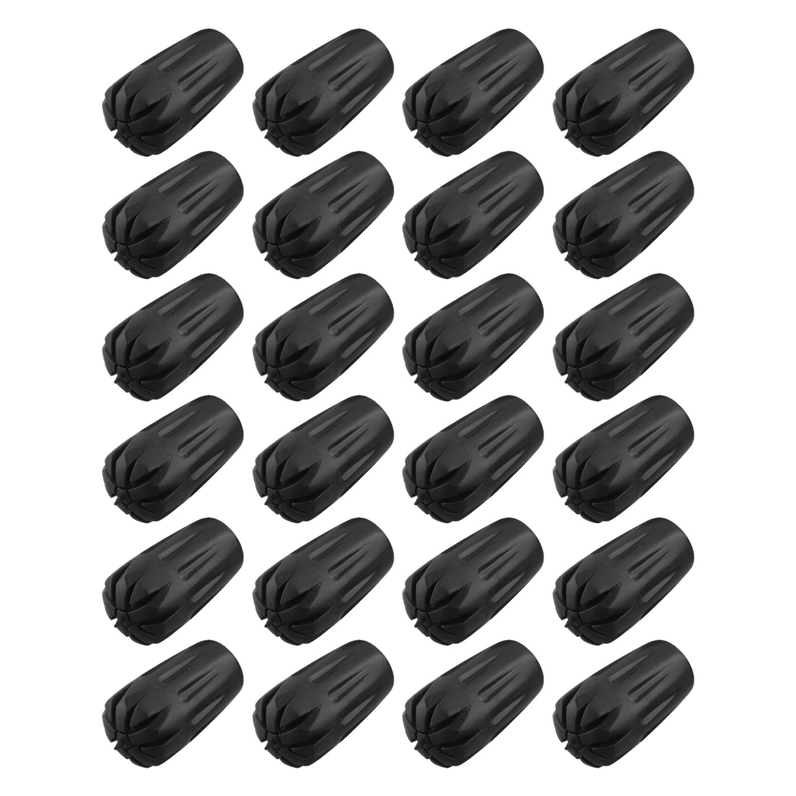 24PCS Trekking Pole Tips Non Slip Rubber Covers for Hiking and Camping