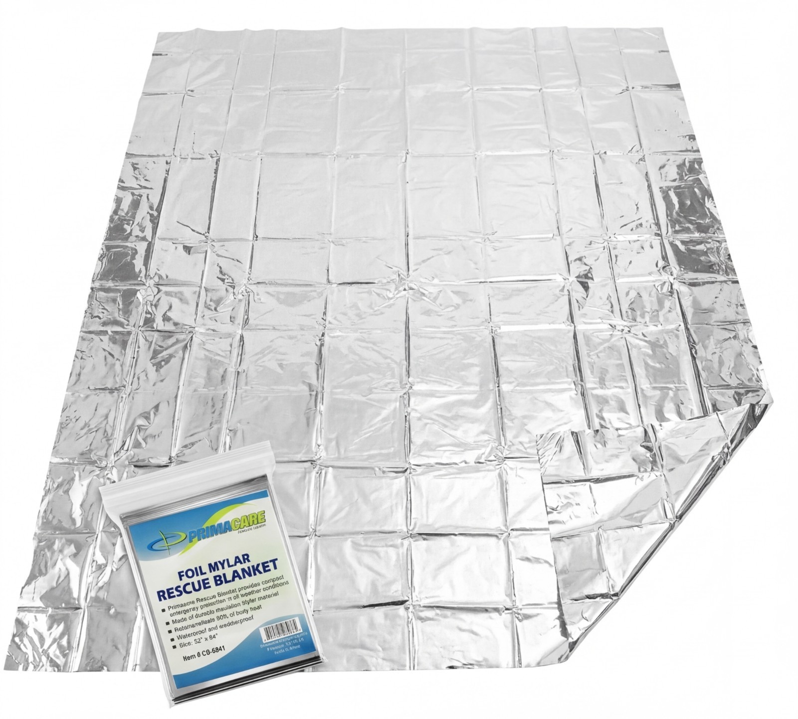 10‑Pack Emergency Mylar Thermal Rescue Blankets Waterproof, Windproof