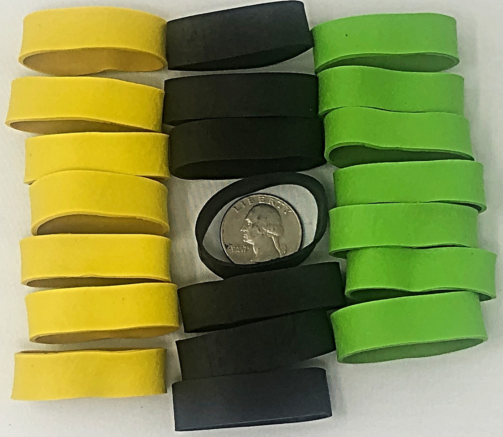 Ranger Bands® 21 Count Extra Stretch Safety color Mixer Made from EPDM Rubber