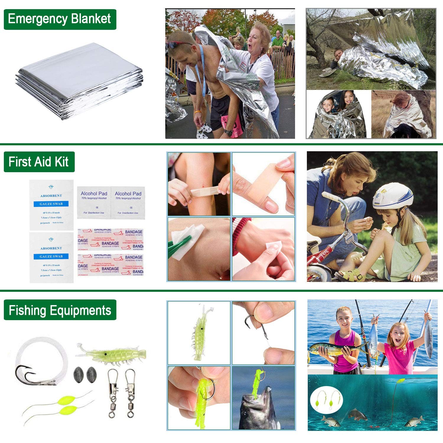 Survival Kit 35 in 1, First Aid Kit, Survival Gear, Survival Tool Gifts for M…