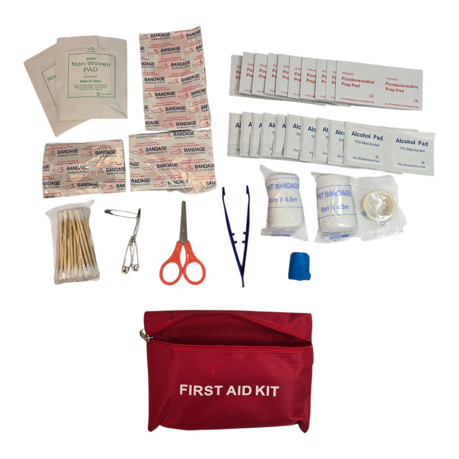 Emergency Survival Kit First Aid Bug Out Military Prepper Brown Molle Bag