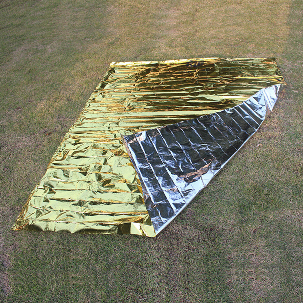 Emergency Blanket Aluminum Foil Space Blankets Survival Bulk Outdoor