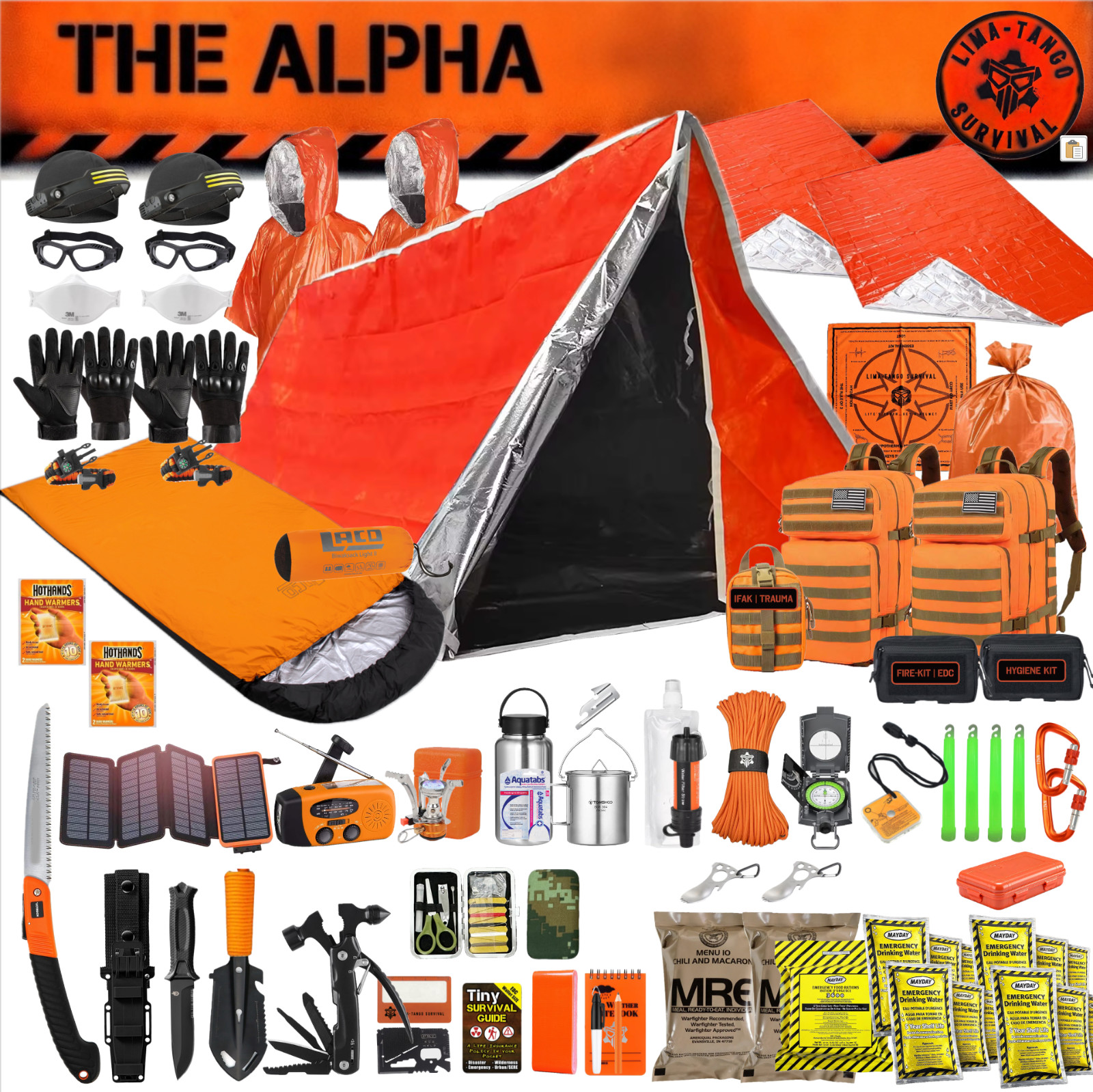 Emergency Survival Kit / Bug Out Bag / Tactical Backpack