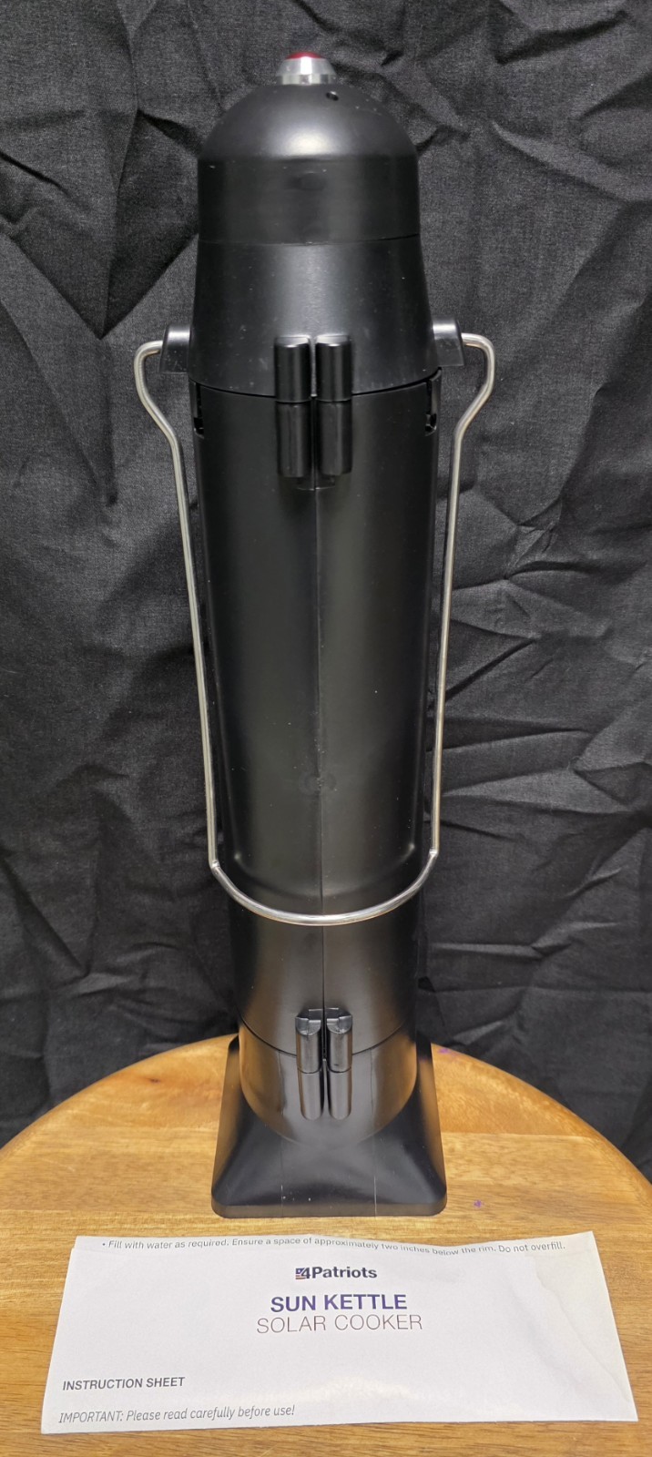 NEW 4Patriots Sun Kettle Rocket Solar Thermos Cooker Water Heater Survival Kit