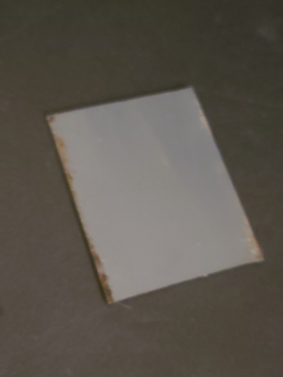 Vintage 2.5 X 3 Inch Signal Rescue Mirror