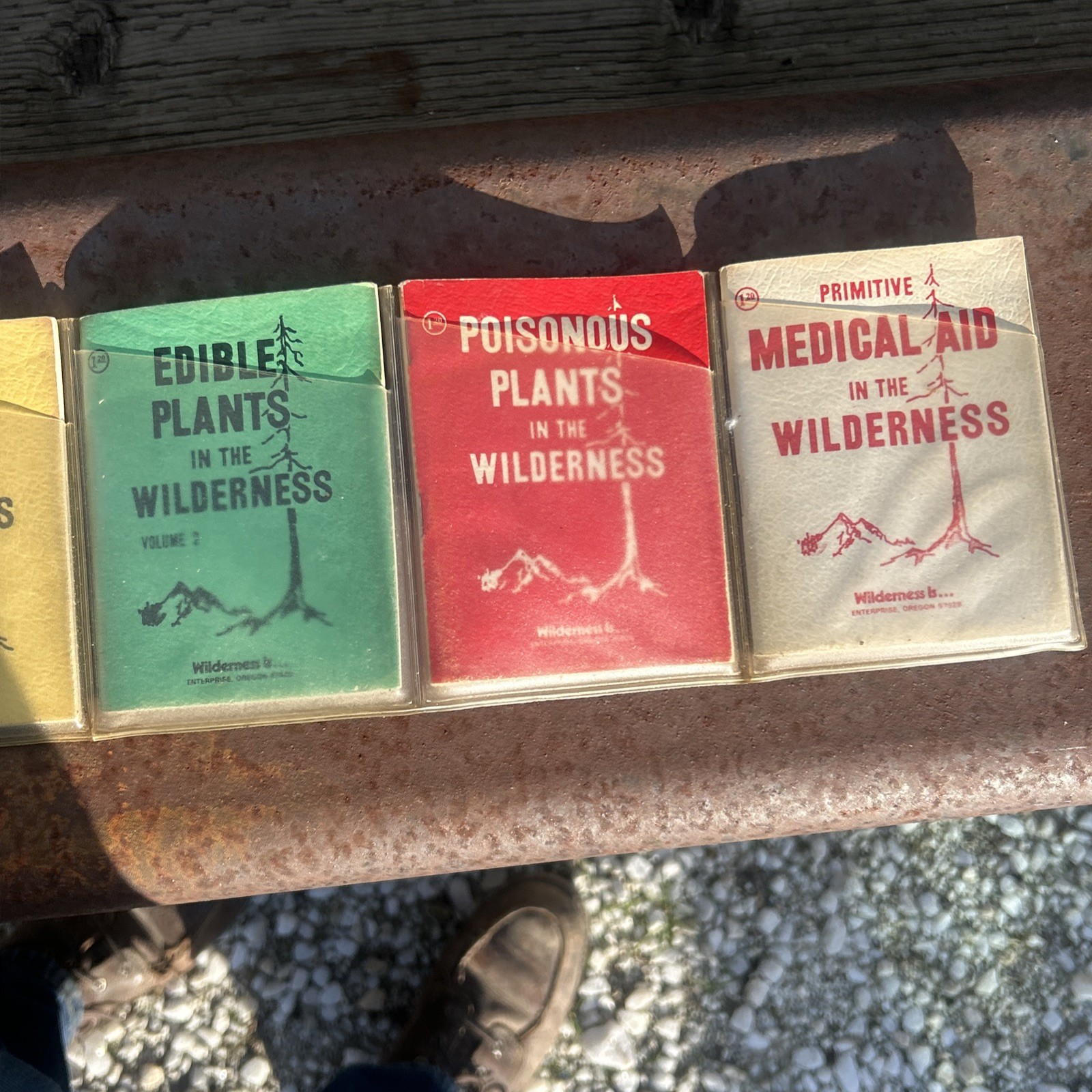 Wilderness Pocket N’ Pak Library 1972 Complete A Natural Guide To Live Off Plant