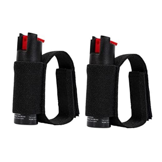 Pepper Spray Self Defense- Running Safety Gear – Jogging – Black 2 pack