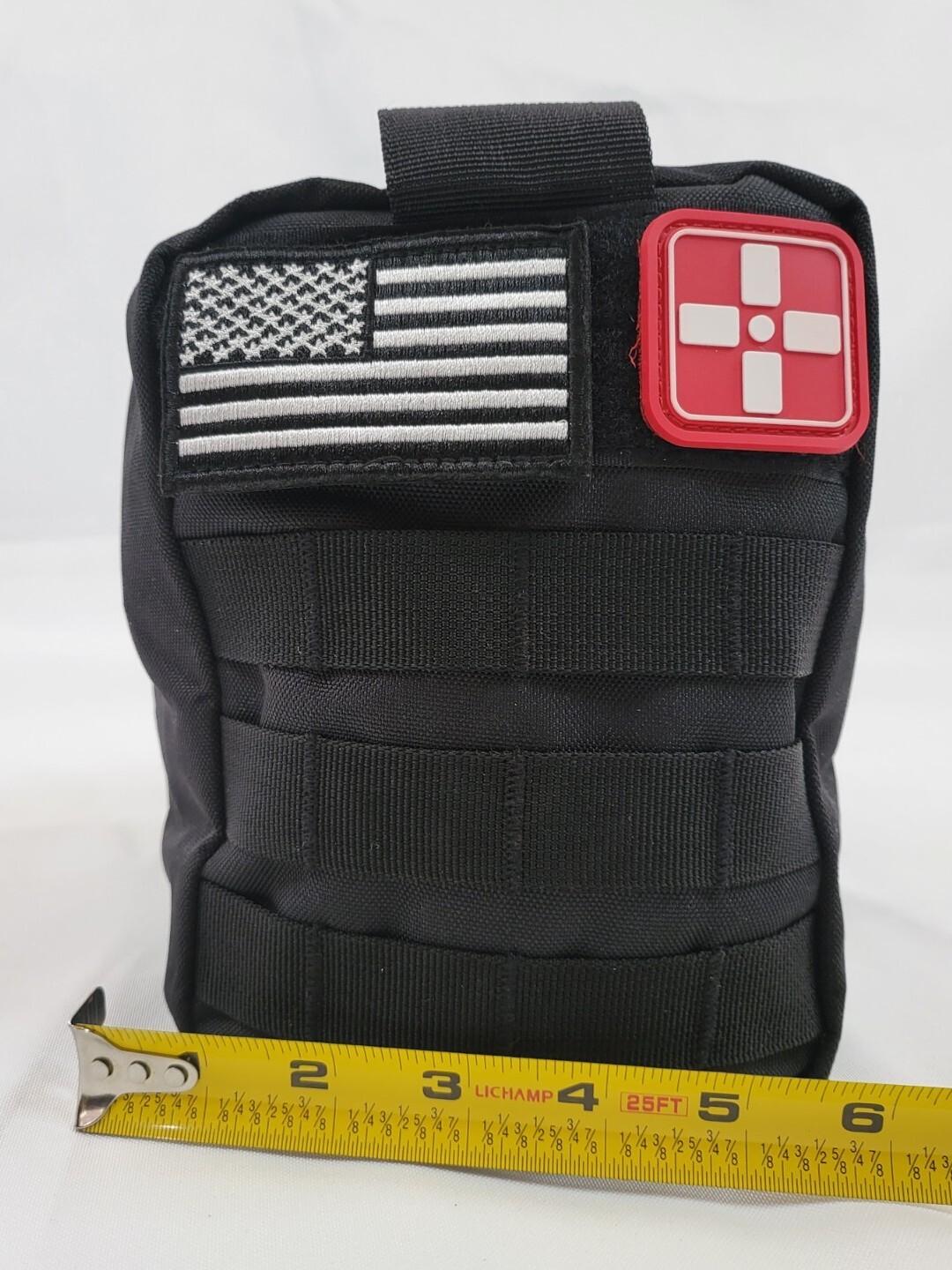 Emergency Survival Kit First Aid Bug out Military Prepper Kit Black Pouch 235Pcs