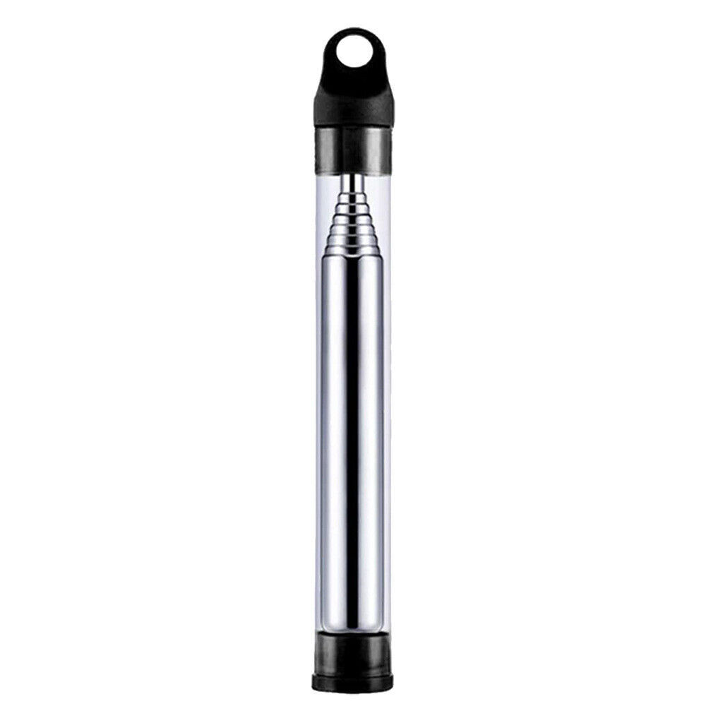 2 pcs Portable Emergency Fire Starter Stainless Steel Blow Fire Tube Fire Tools