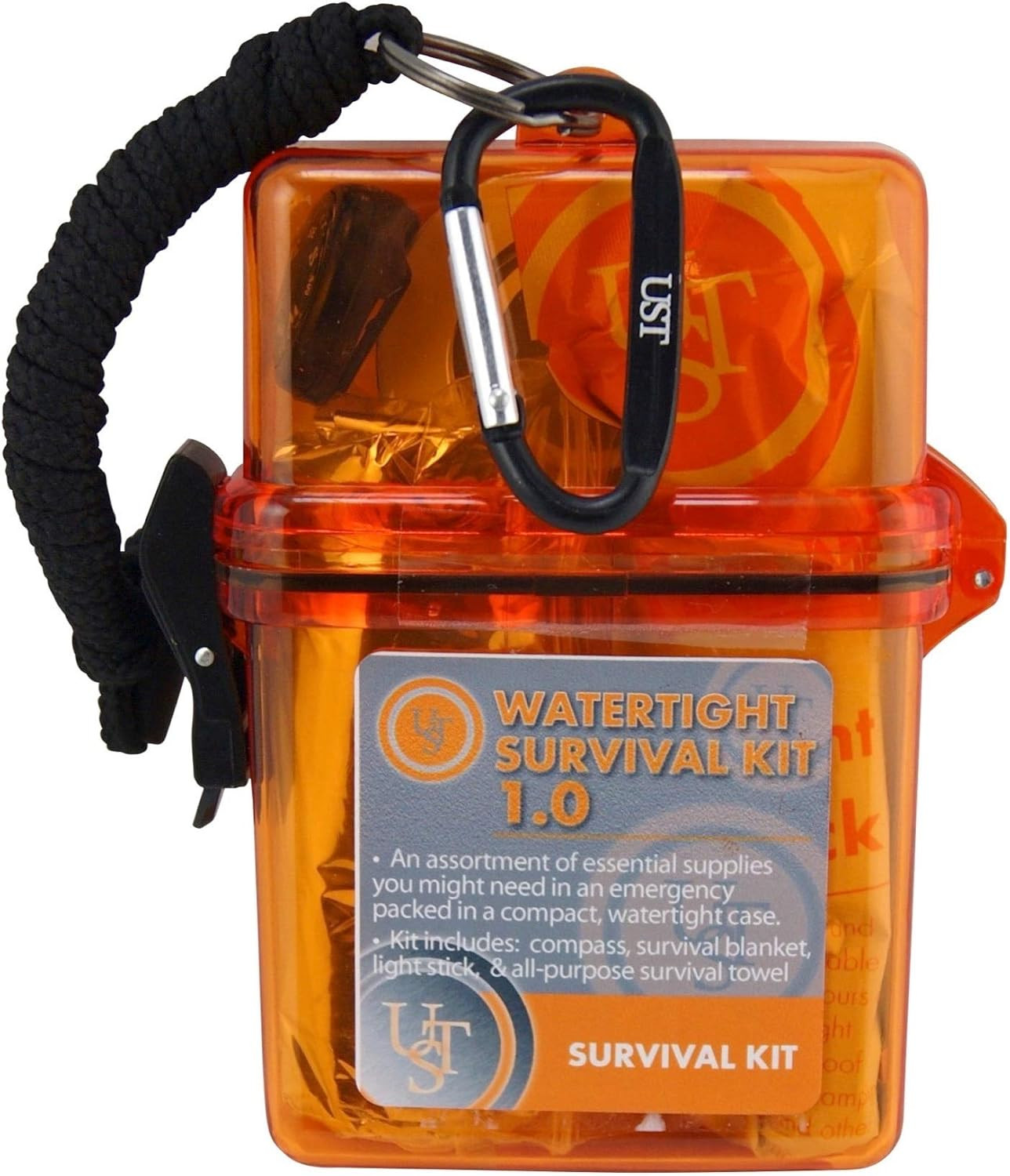 Watertight Survival Kit 1.0 with Durable, Lightweight Construction, Survival Bla