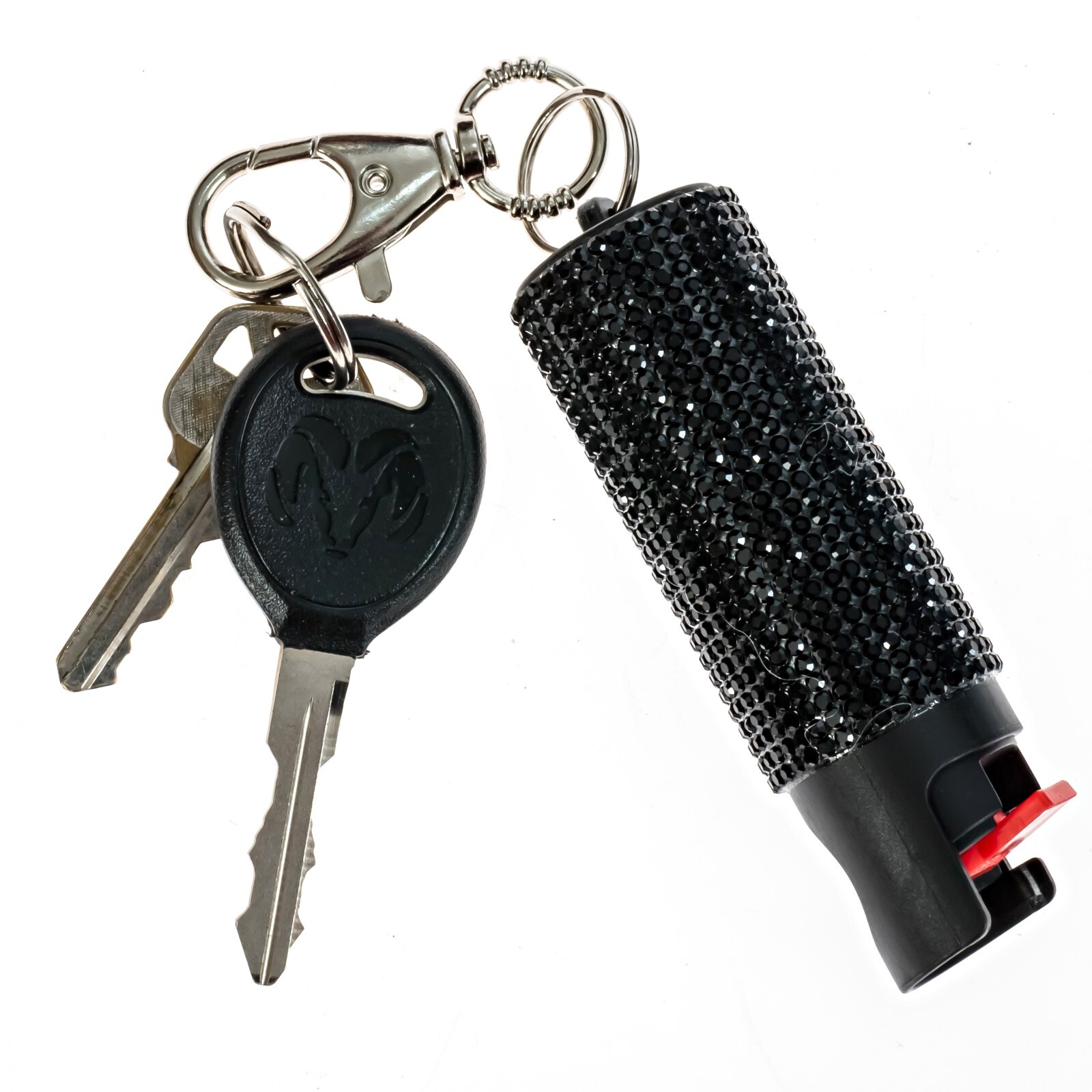 2 Pack Burn Pepper Spray for Self Defense in Fashionable Keychain Case 1/2oz