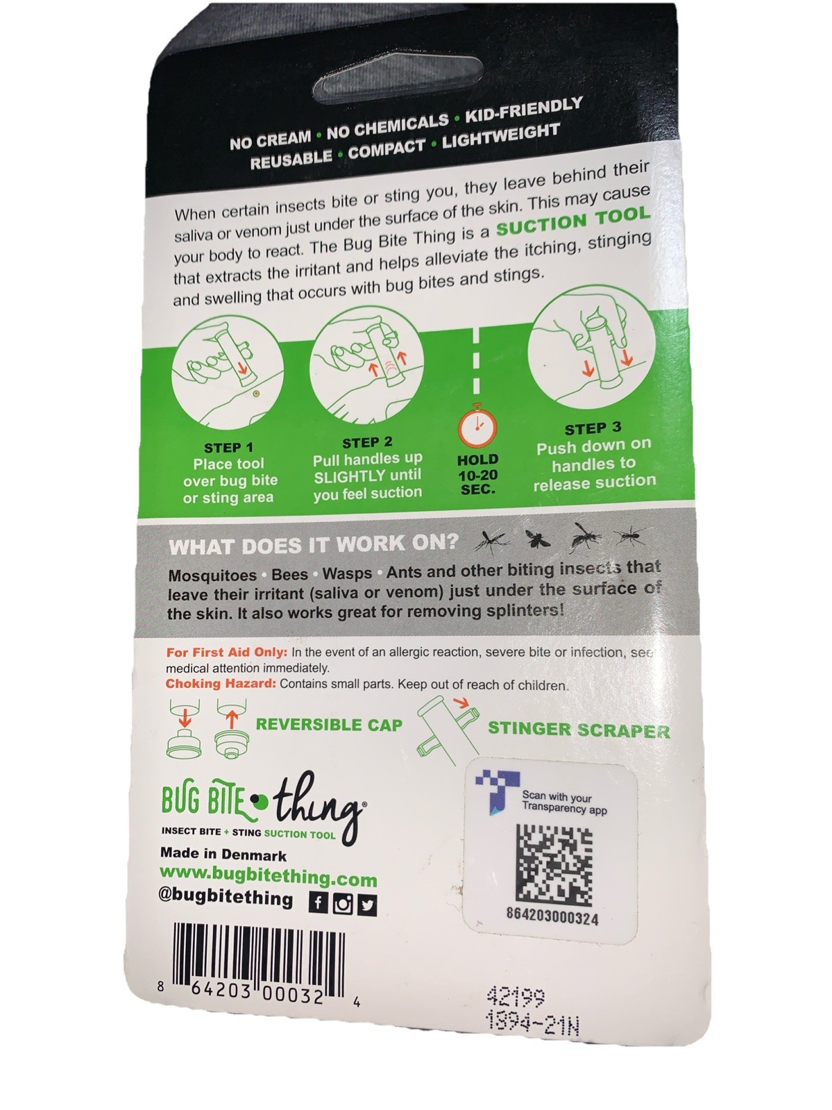 Bug Bite Thing Suction Tool Poison Remover Insect Bite and Sting