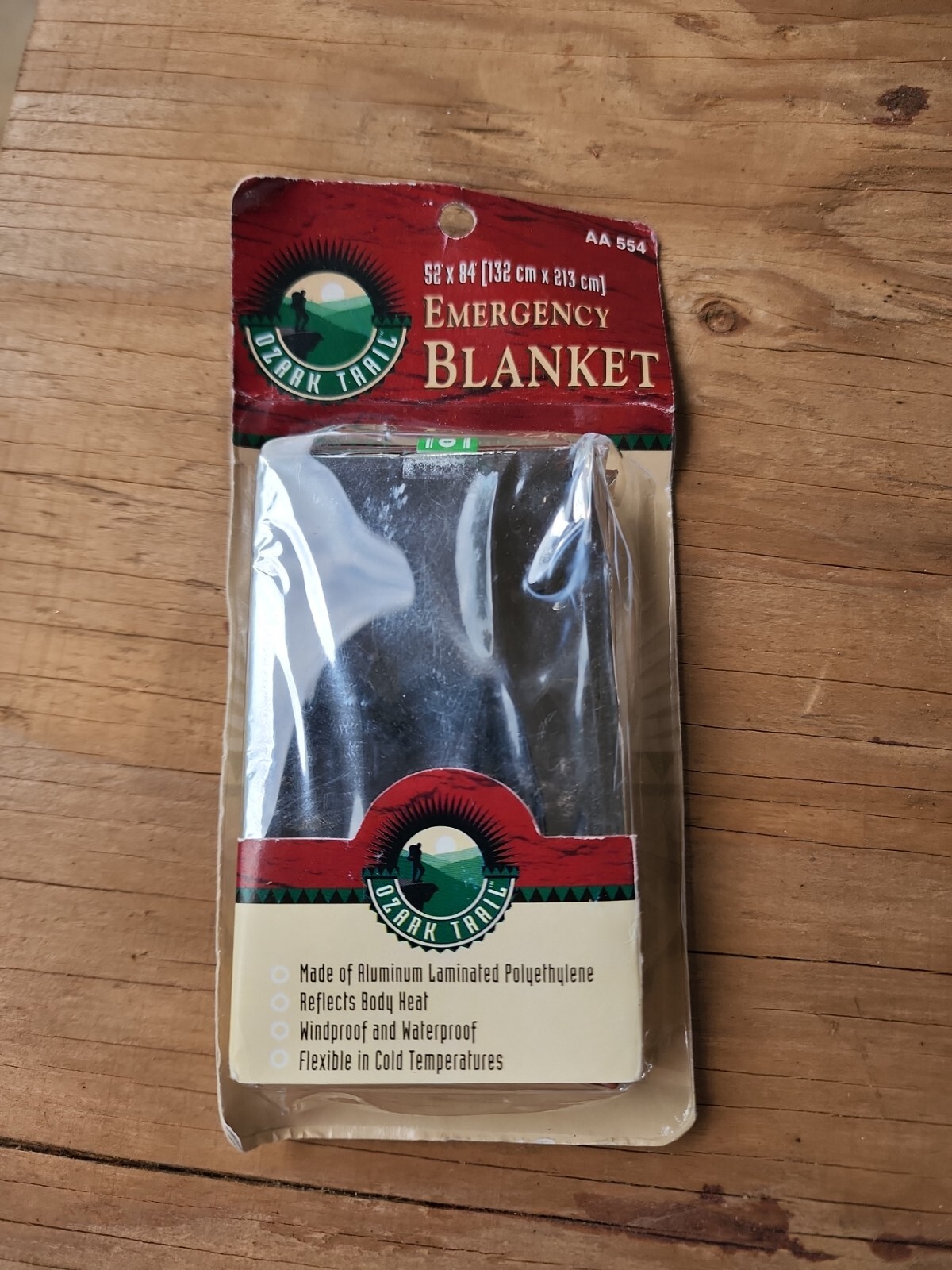 OZARK trail EMERGENCY Blanket & Hooded Poncho Emergancy Car Kit NOS