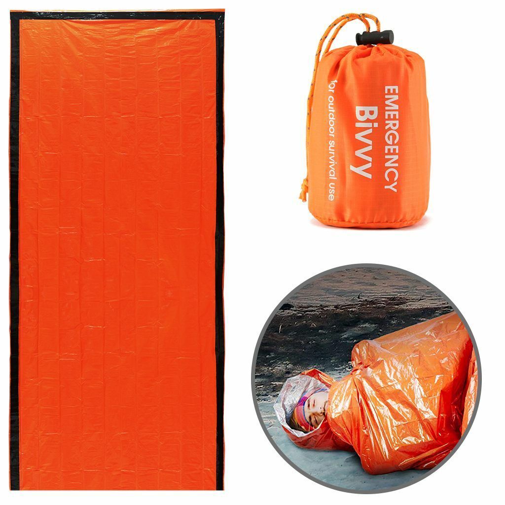 1-5Pack Emergency Sleeping Bags Thermal Blanket Waterproof Outdoor Survival Gear
