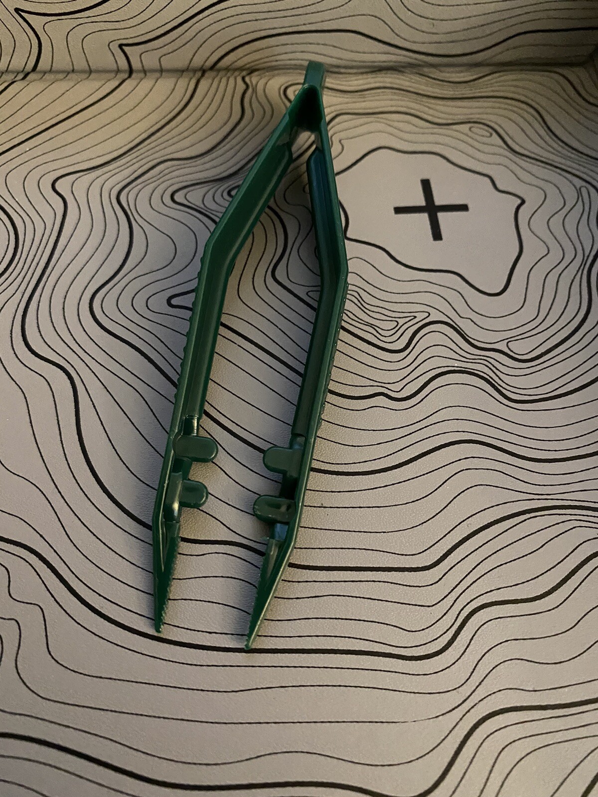 CountyComm Composite Resin Disposable Tweezers Green First Aid Edc Pdw Tad