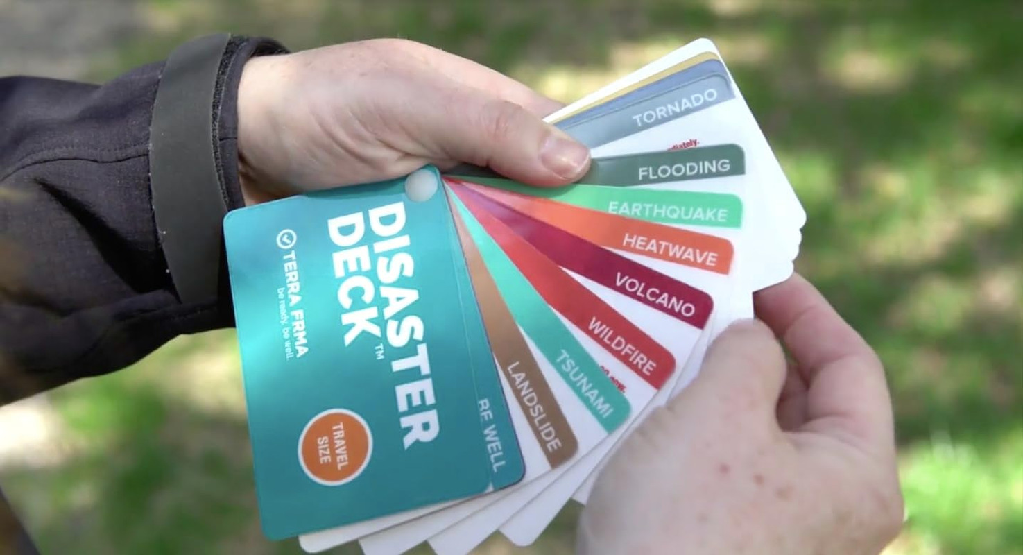 Disaster Deck – Emergency Disaster Survival Preparedness Tool – Waterproof Pocke