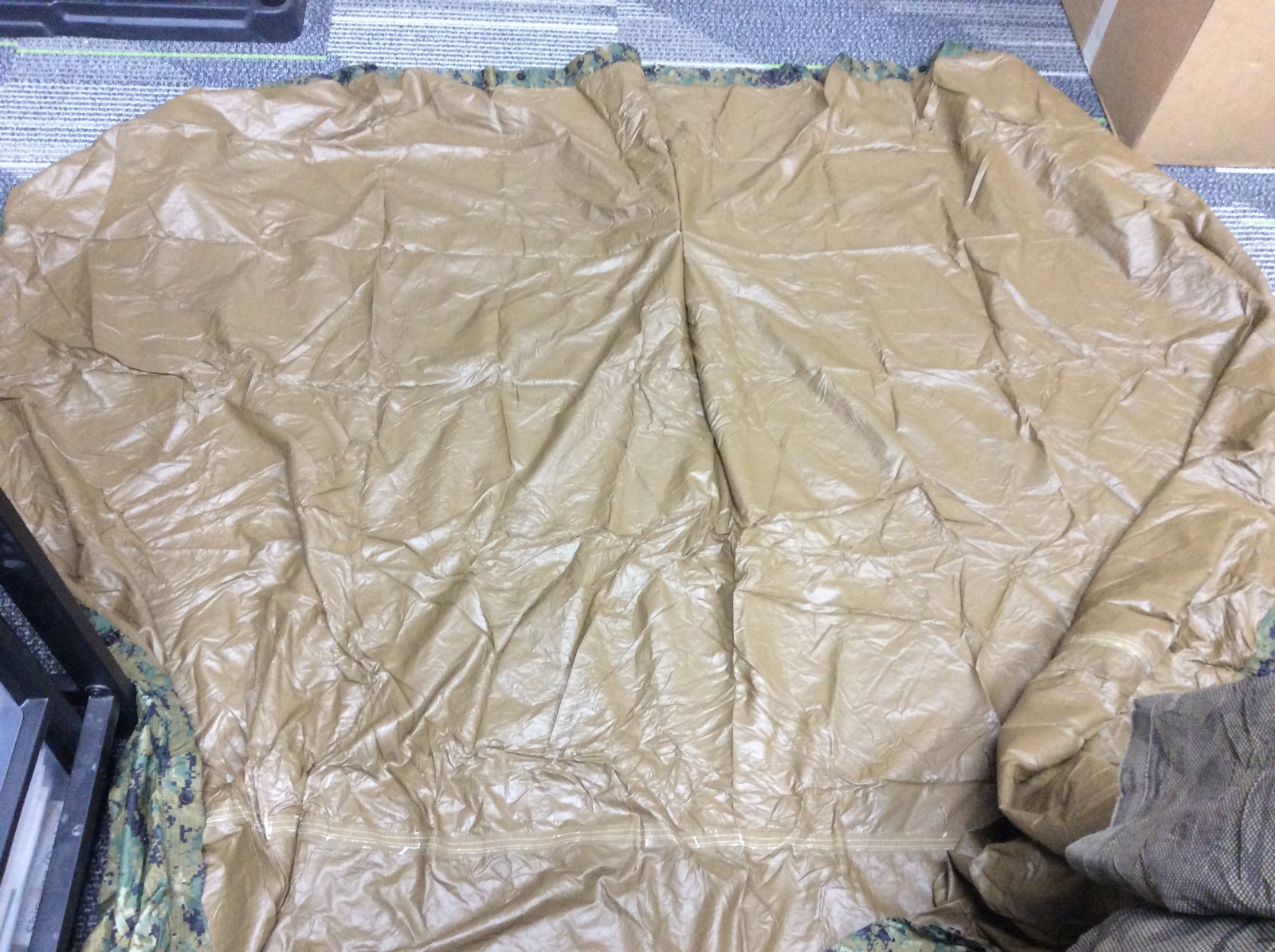 Field Tarp Military Shelter USMC Reversible Woodland Marpat/Coyote