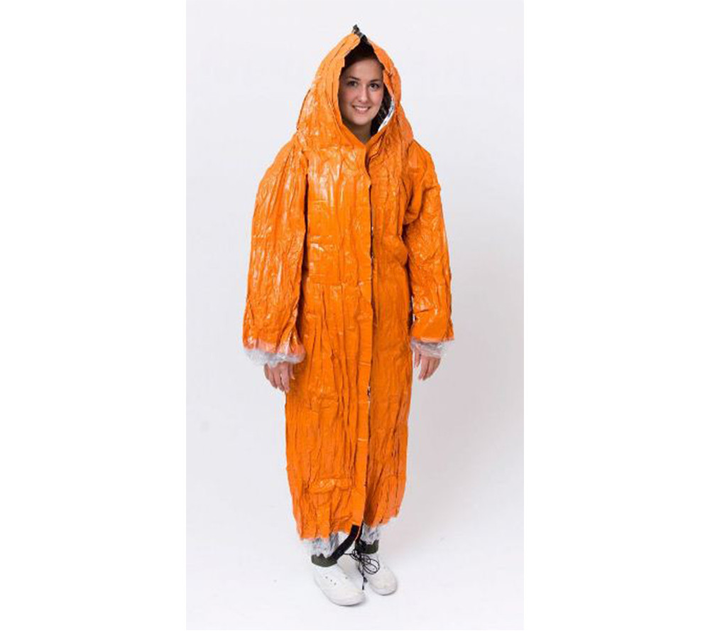 Blizzard Rescue Jacket Orange Reflexcell Wearable Space Age Survival Coat