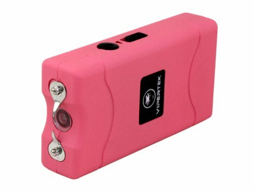 VIPERTEK Stun Gun Self Defense Rechargeable 350 BV 2.0mAh PINK