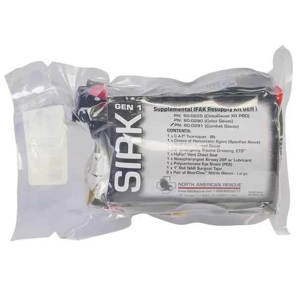 NEW SIRK GEN 1 Supplemental IFAK Resupply Kit – North American Rescue