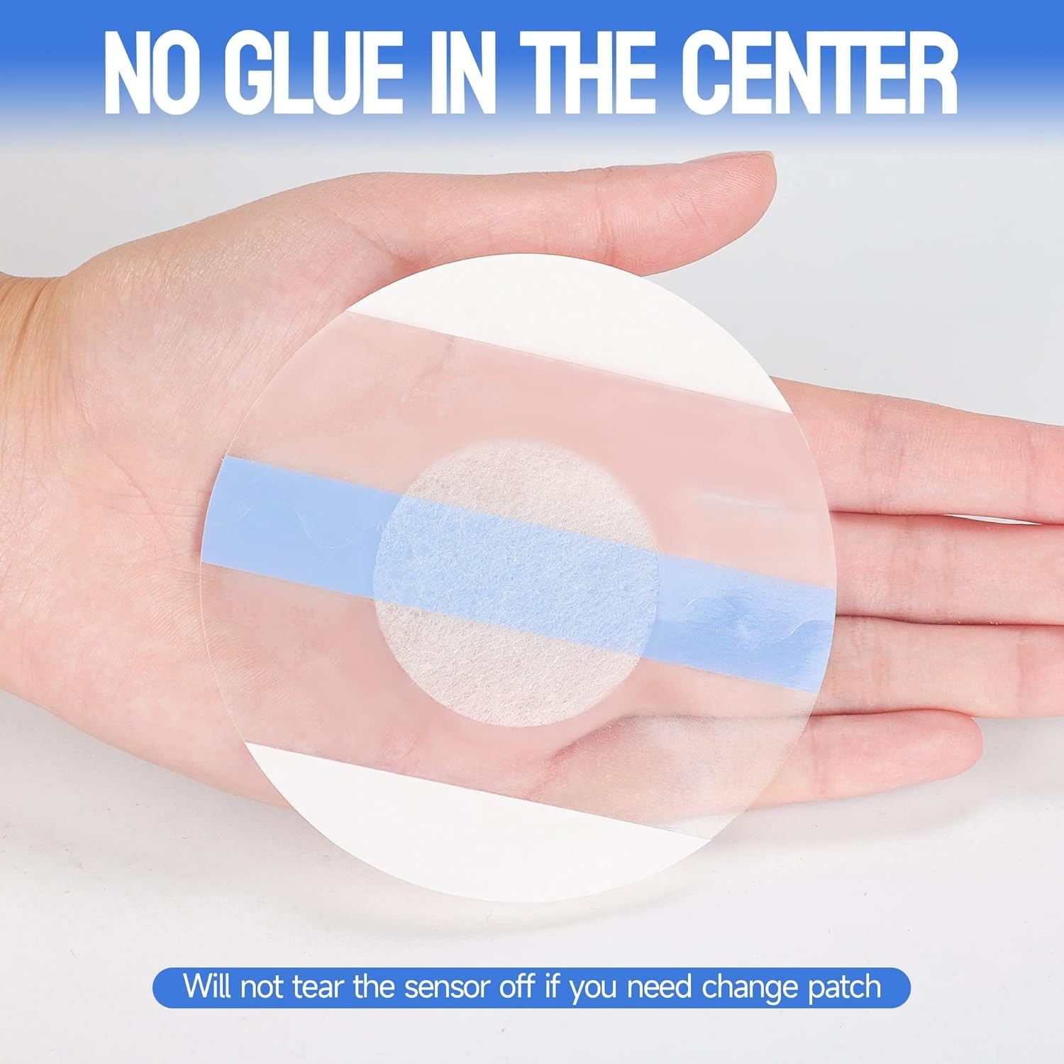 60 Count Libre 3 Sensor Protection Patches – Waterproof, Sterile & Easy To Use