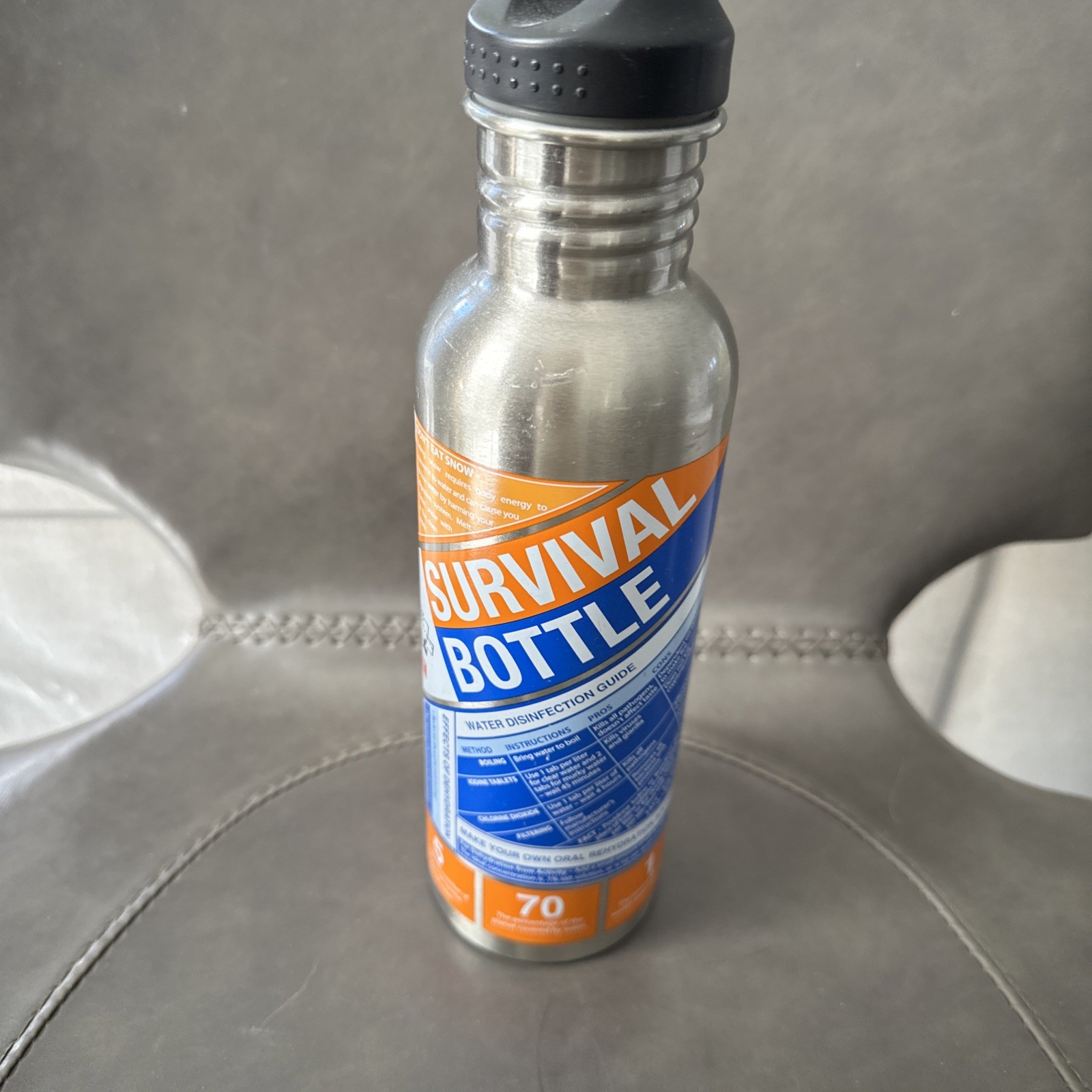 Adventure Medical Kits Survival Bottle Stainless Steel 650ml