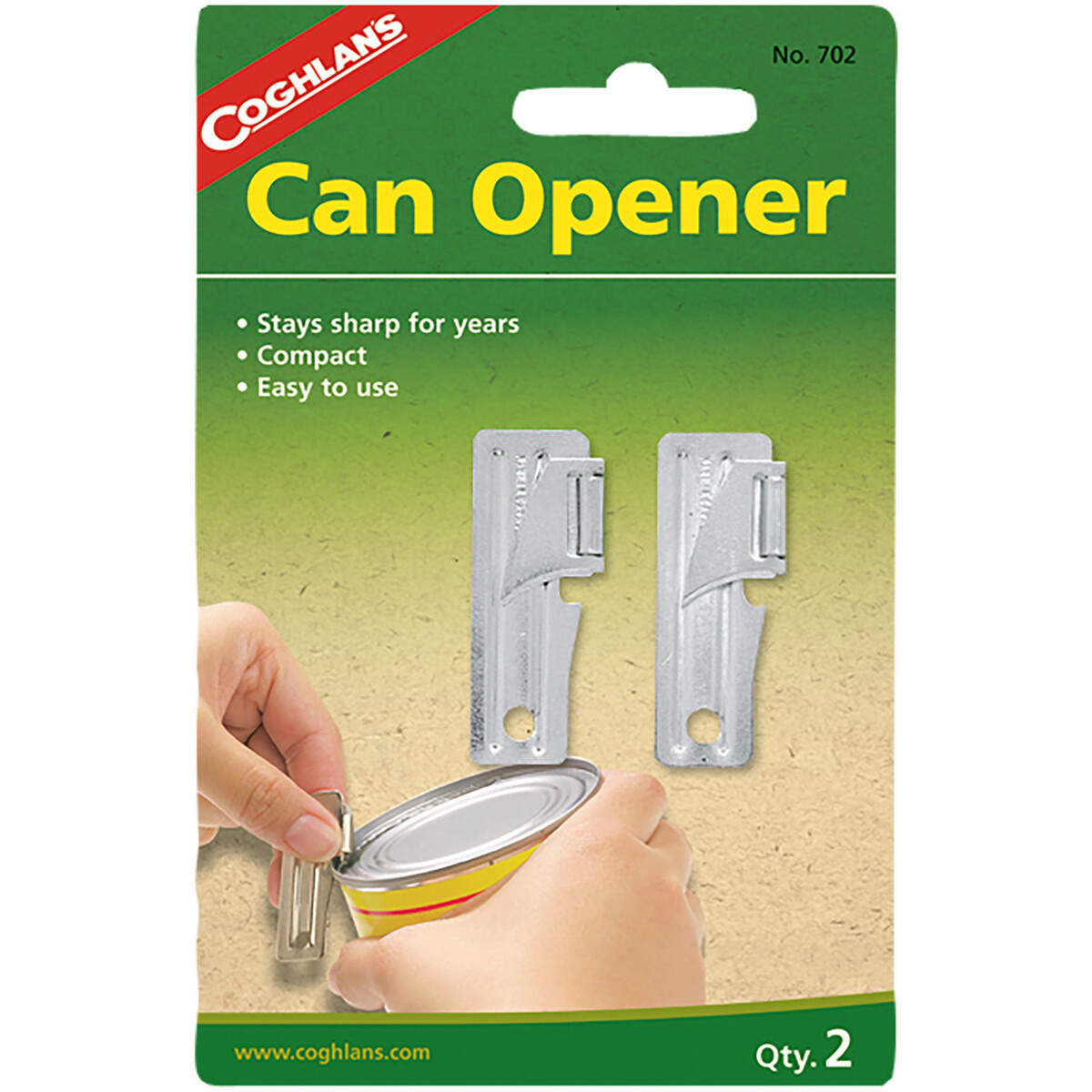 Coghlan’s G.I. Can Openers (2 Pack) Compact Food Canned Emergency Survival Tool