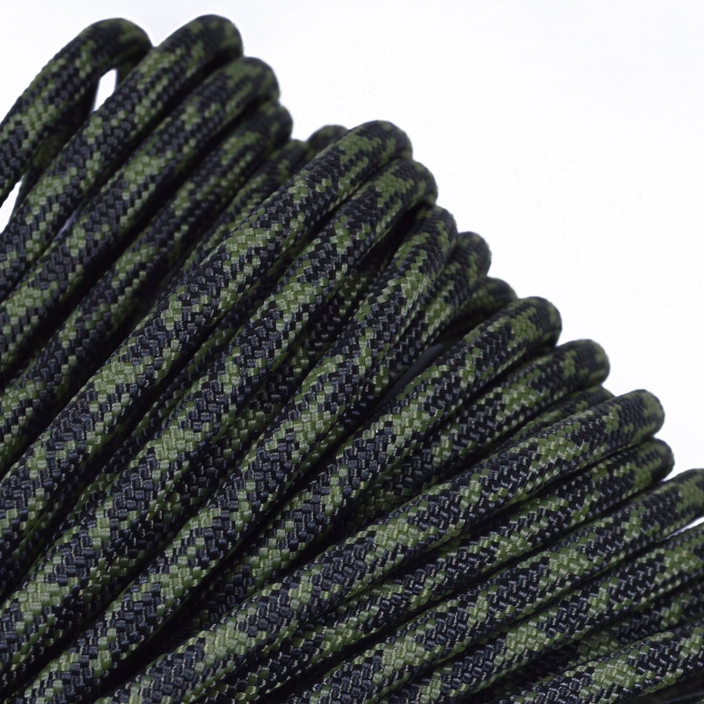BORED? PARACORD! 550 Paracord Type III 7 25 feet, Olive Drab and Moss Camo