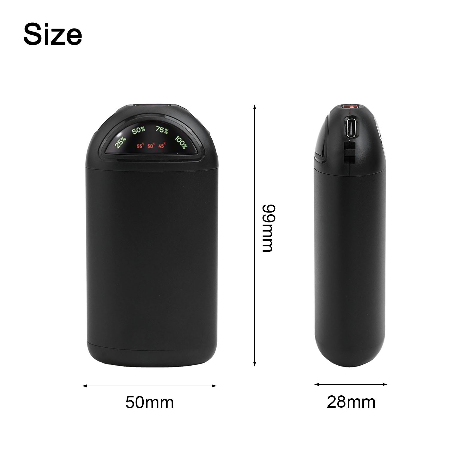 Rechargeable Hand Warmer with LED Lighting Stay Cozy While Exploring Outdoors