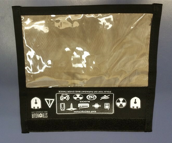 SMALL Strongur EMP Protection Faraday Bag RFID Signal Blocker – 8″ x 8-1/2″ NEW