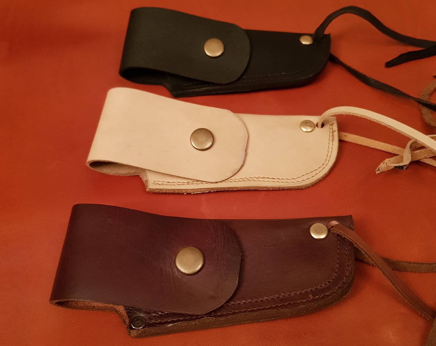 Leather Neck Sheath 7″ for Folding Moraknife Survival Bushcraft Camping