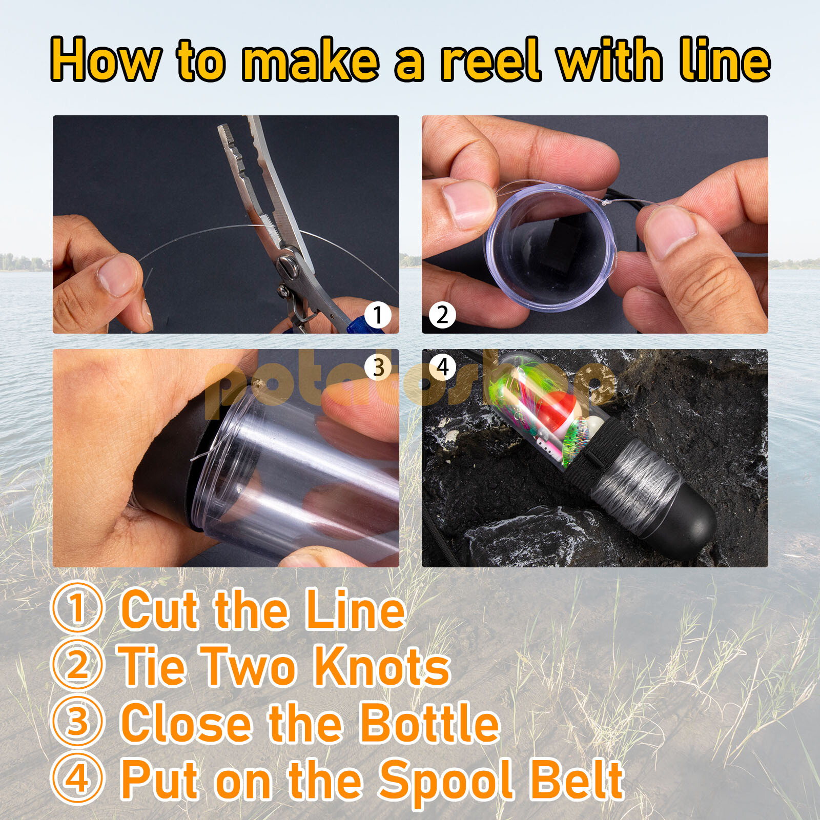 25pcs Pocket Reel Emergency Bug Out Bag Kit Survival Fishing Lead Weight Outdoor