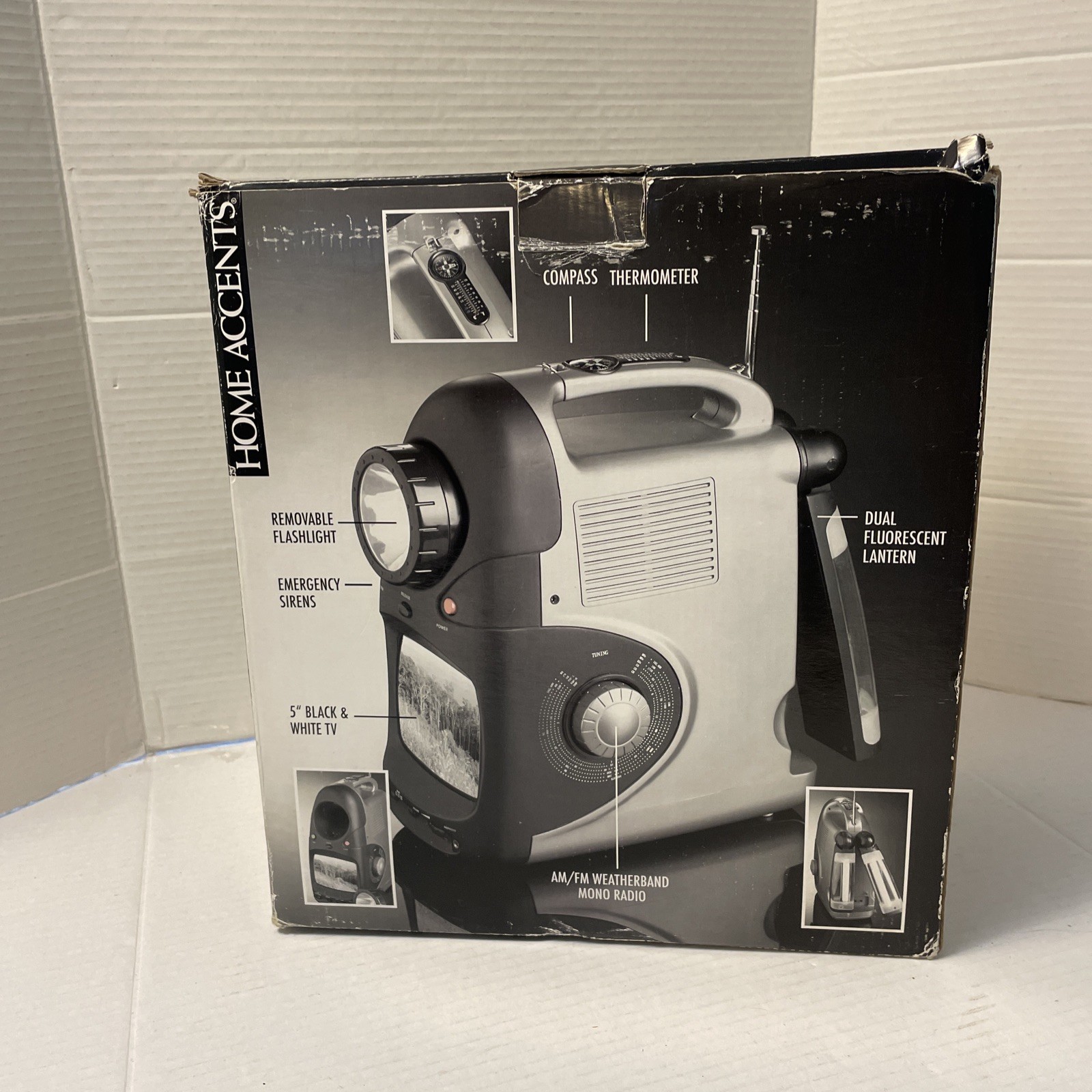 Portable TV Lantern Radio Emergency Survival Camp Storm 8 Function Home Accents
