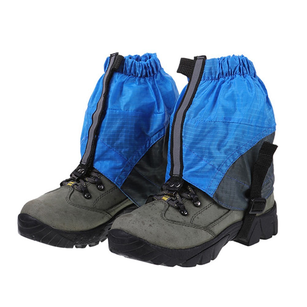 Hiking Leg Gaiters Waterproof Foot Covers with Reflective Strips Sand proof