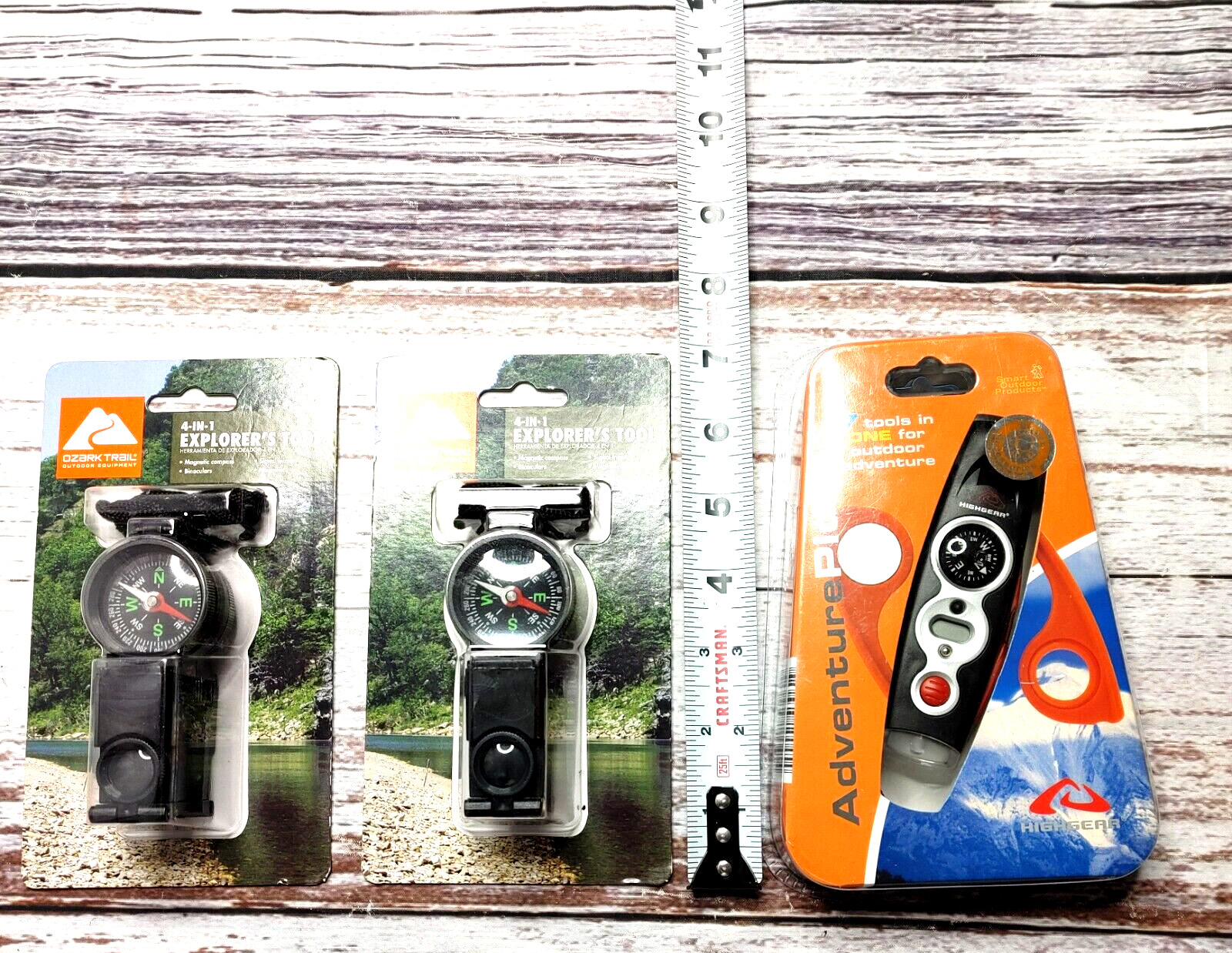 Survival Multi Tool lot for Camping/Hiking. Adventure Plus and Ozark Trail.
