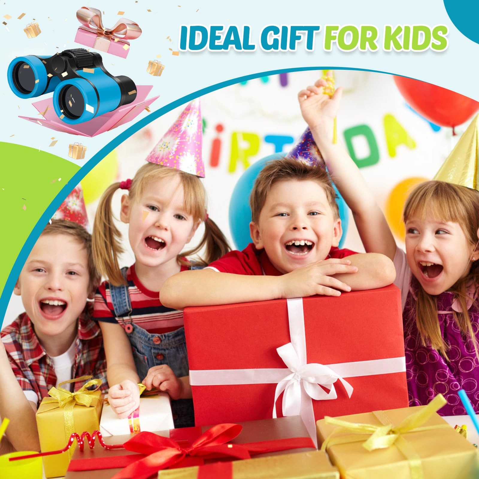 Binoculars for Kids, Childrens Binoculars Toys for 3 4 5 6 7 8 Years Boys …
