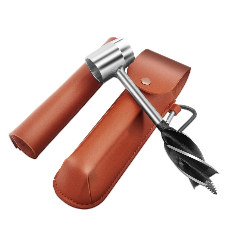 Survival Manual Tools for Hand Auger Wrench Drill Peg Outdoor