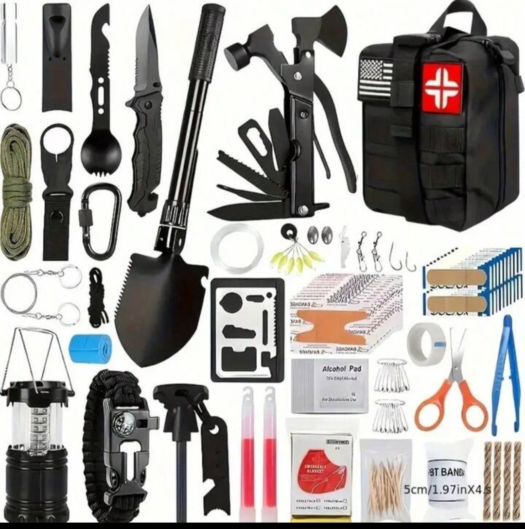 180 Pcs Multi-Purpose Emergency Survival Kit