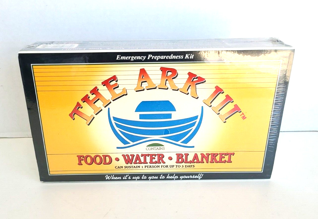 Emergency Preparedness The Ark III Food Water Blanket Survival 1 Person 3 Day