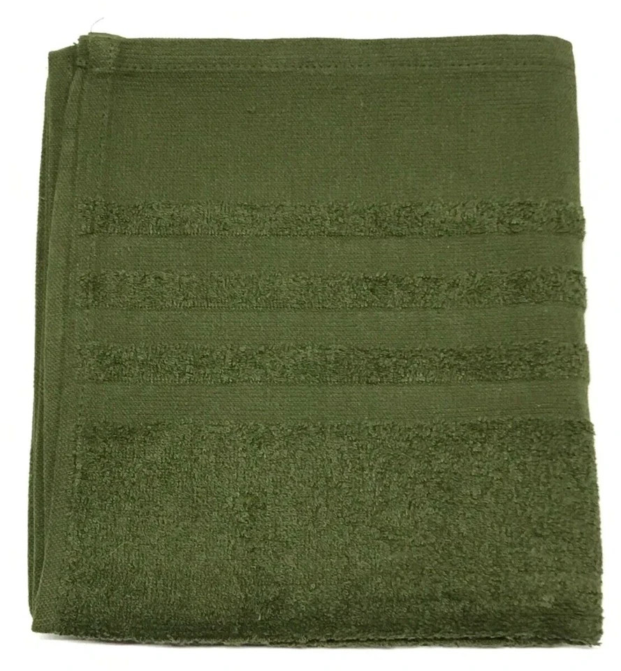 Vietnam Type 100 % Cotton Towel OD Green 19″ x 44 5/8″