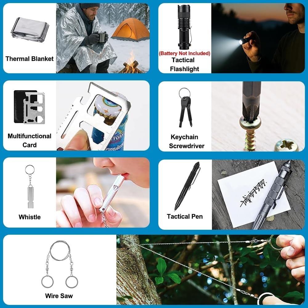 “Survival Kit Advent Calendar 2025 for Men – Survival Gear and Supplies 24 Days
