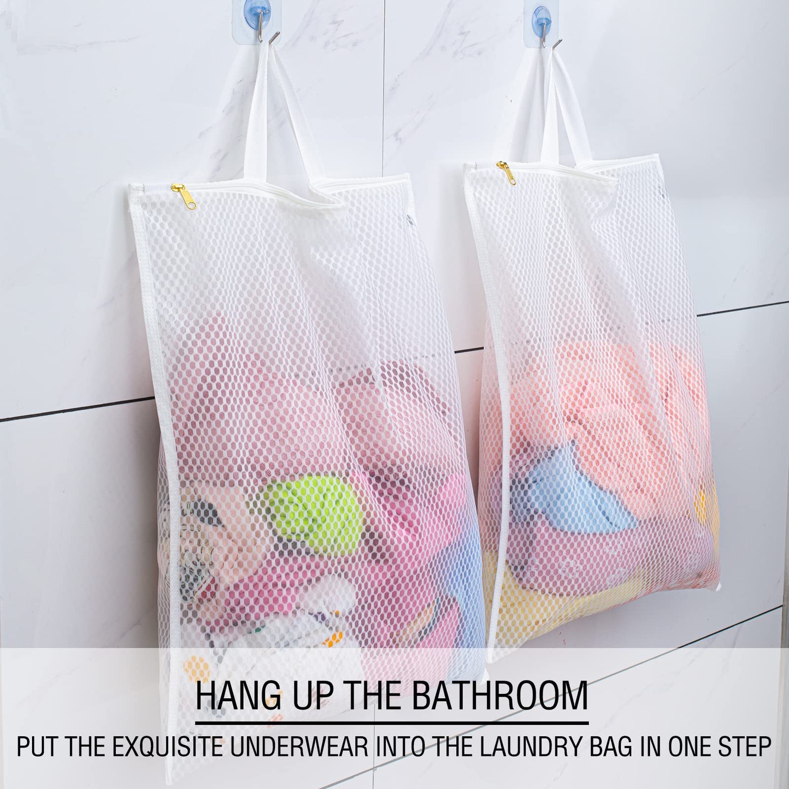 Tenrai Laundry Bag Mesh Wash Bag，Use YKK TS-SB-YKK-3L-QS14, TS-SB-YKK-3L-QS14