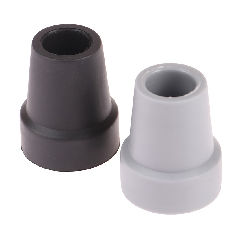 Walking Stick Cane Crutch Pad Rubber Heavy Duty Metal Ferrules End Bottom New