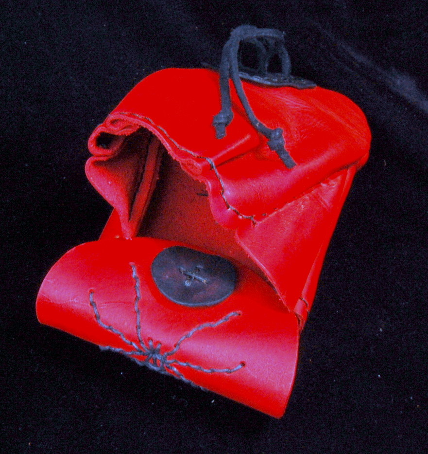 Leather Windsor Spider Bushcraft Belt Pouch/Bag