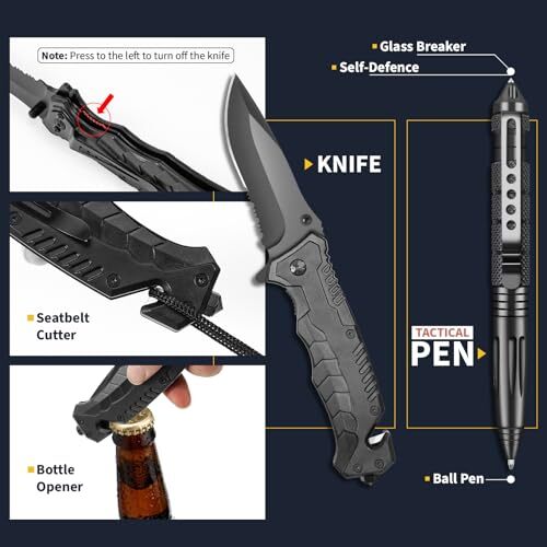 14-in-1 Men’s Survival Kit – Ultimate Outdoor Essentials for Camping & Adventure