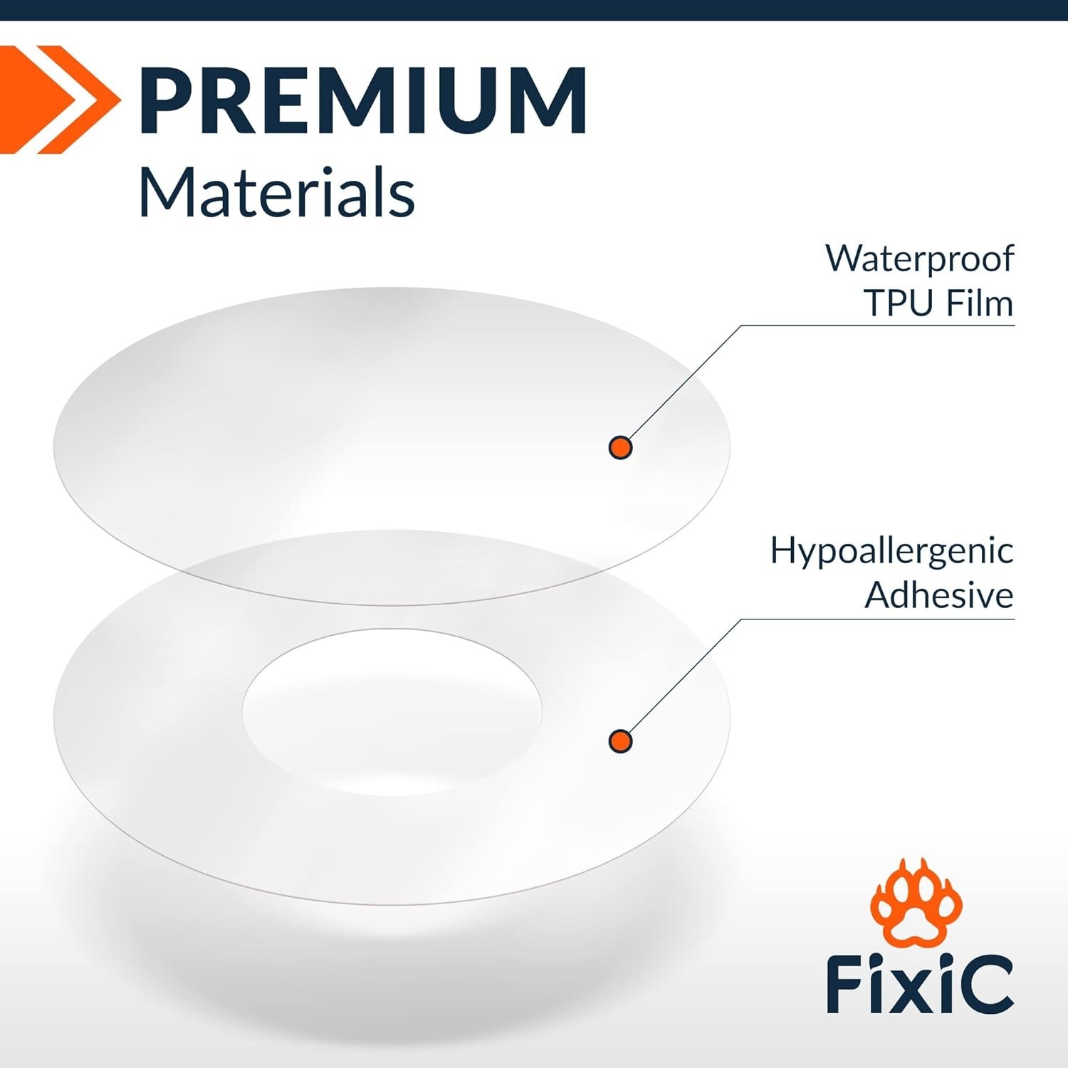 25 Pack Small Transparent Libre 3 Sensor Covers for Secure Adhesion